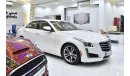 كاديلاك CTS EXCELLENT DEAL for our Cadillac CTS 3.6 ( 2016 Model ) in White Color GCC Specs