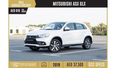 Mitsubishi ASX GLX Mid AED 616/month 2019 MITSUBISHI ASX | GLX GCC | FULL SERVICE HISTORY | M00499