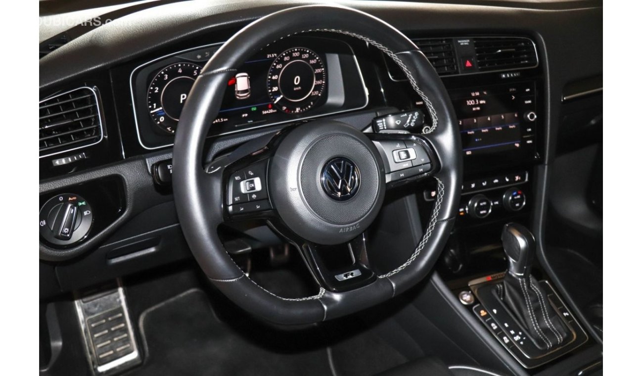Volkswagen Golf Volkswagen Golf R 2019 GCC under Agency Warranty with Zero Down-Payment.