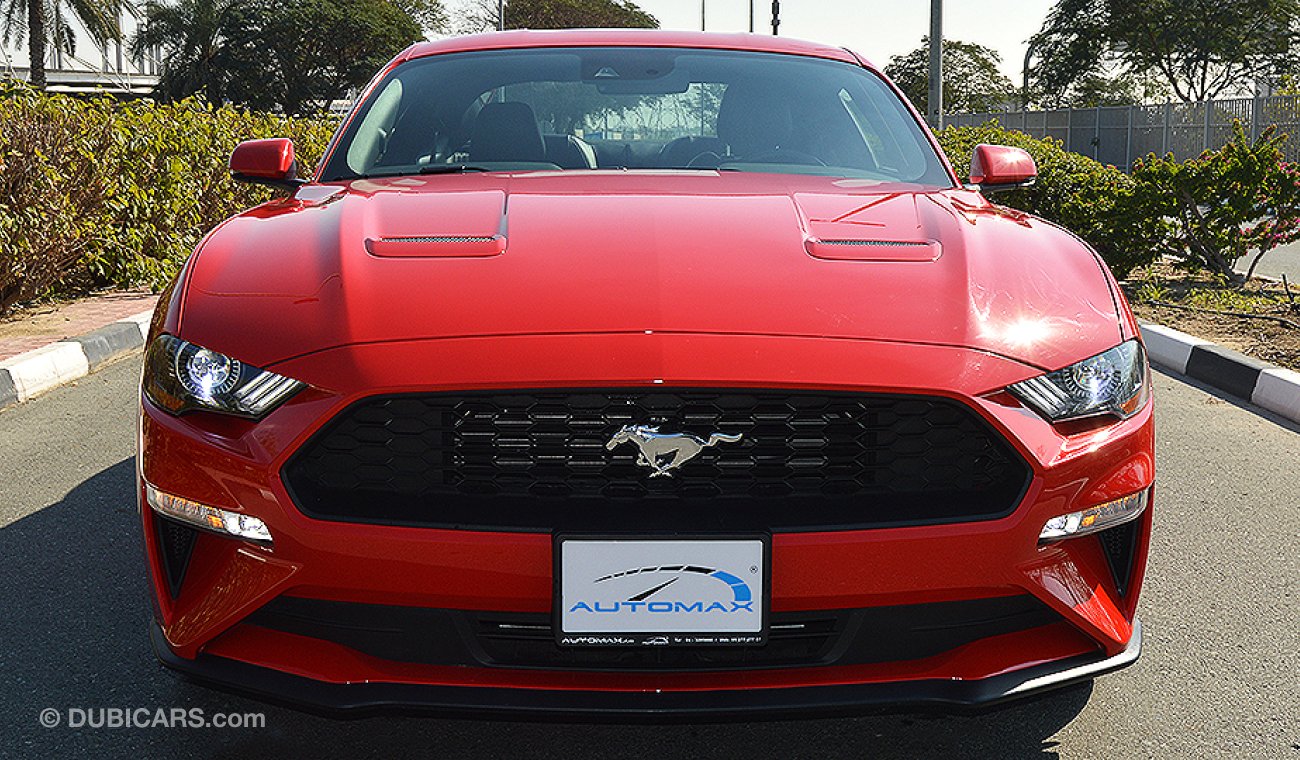 فورد موستانج 2019 Ecoboost, GCC, 0km w/ 3 Years or 100,000km Warranty and 60,000km Service at Al Tayer Motors