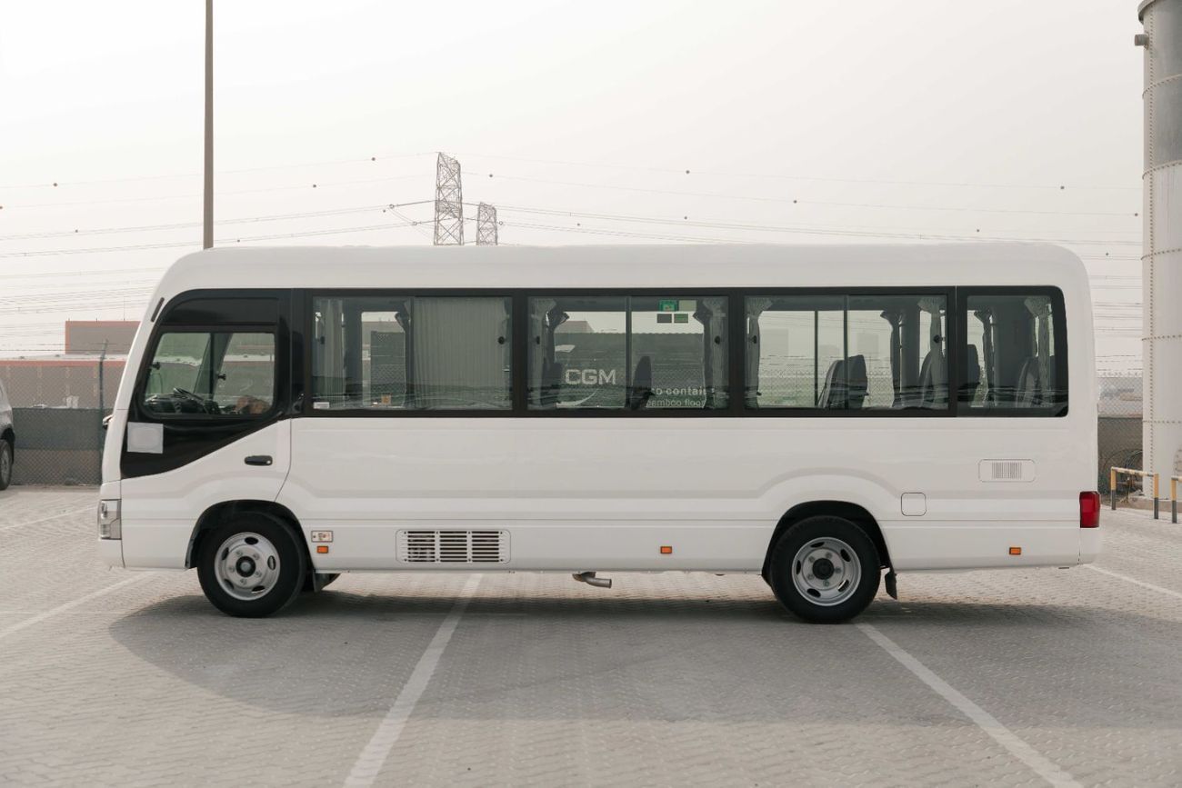 Toyota Coaster 2.8L - 22 Seater - White Inside Grey | Export Only