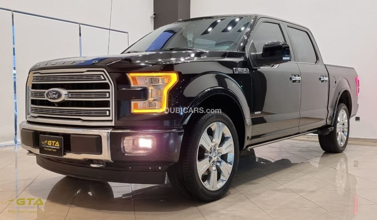 فورد F 150 2017 Ford F-150 Limited, 2022 Ford Warranty, 2022 Ford Service Contract, Full Service History, GCC