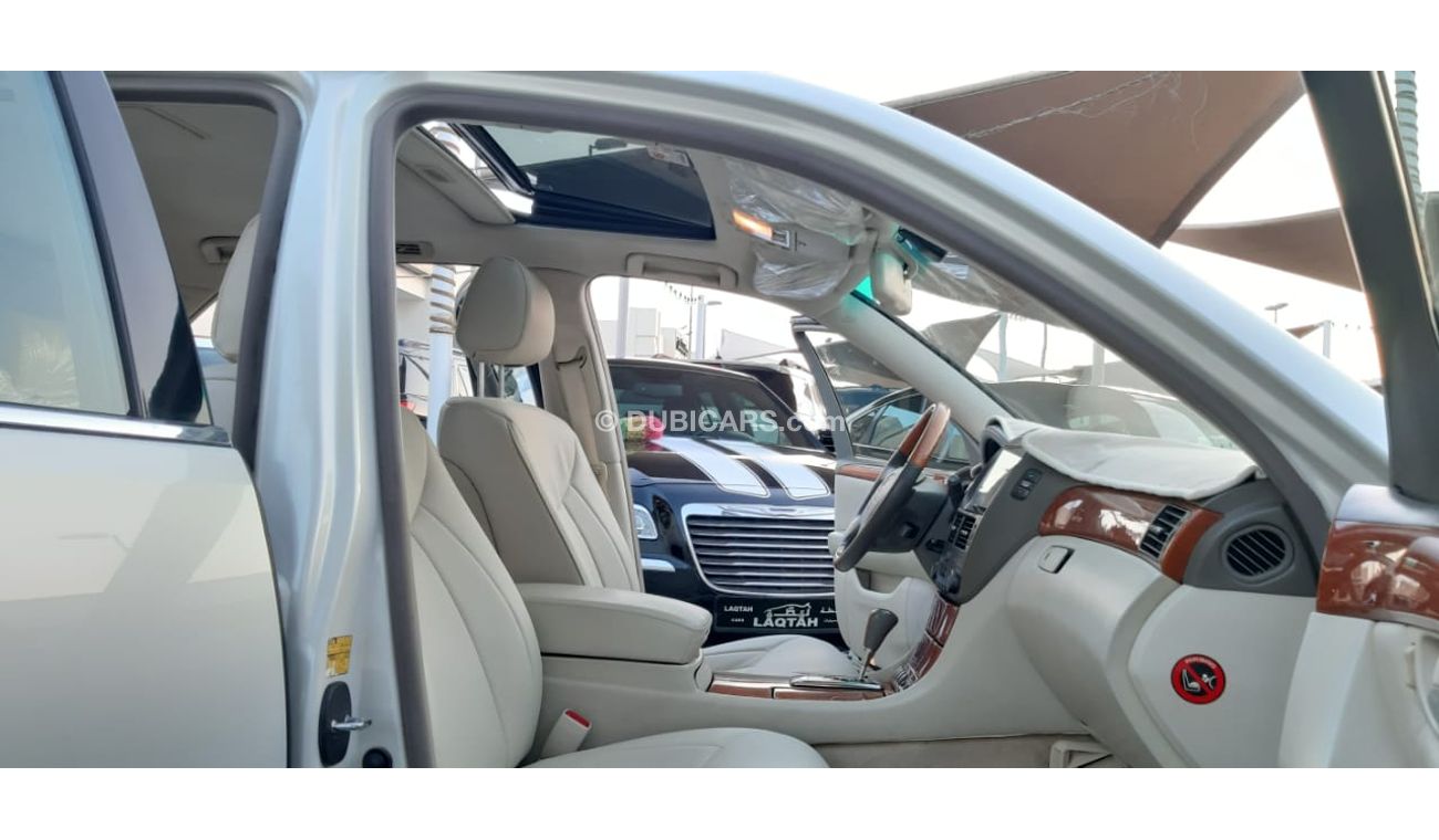 لكزس LS 430 خليجى 3/4 الترا فتحة جلد شاشة كاميرا خلفية رنجات حساسات خشب كراسى تدفئة شاشة أندرويد أنوار ضباب