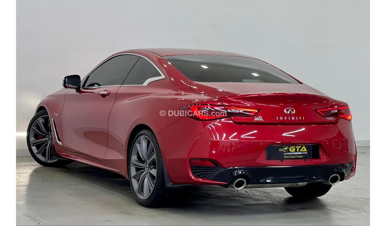Infiniti Q60 Red Sport 2019 Infiniti Q60 S Red Sport, Full Infiniti Service History, Warranty, Low Kms, GCC