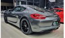 Porsche Cayman S SPECIAL SUMMER OFFER PORSCHE CAYMAN S 2014 GCC IN BEAUTIFUL SHAPE WITH A FULL SERVICE HISTORY FROM P