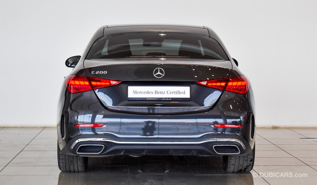 Mercedes-Benz C200 SALOON / Reference: VSB 32009 Certified Pre-Owned with up to 5 YRS SERVICE PACKAGE!!!