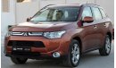 Mitsubishi Outlander Mitsubishi Outlander 2014 6 cylinder full option GCC in excellent condition without accidents, very