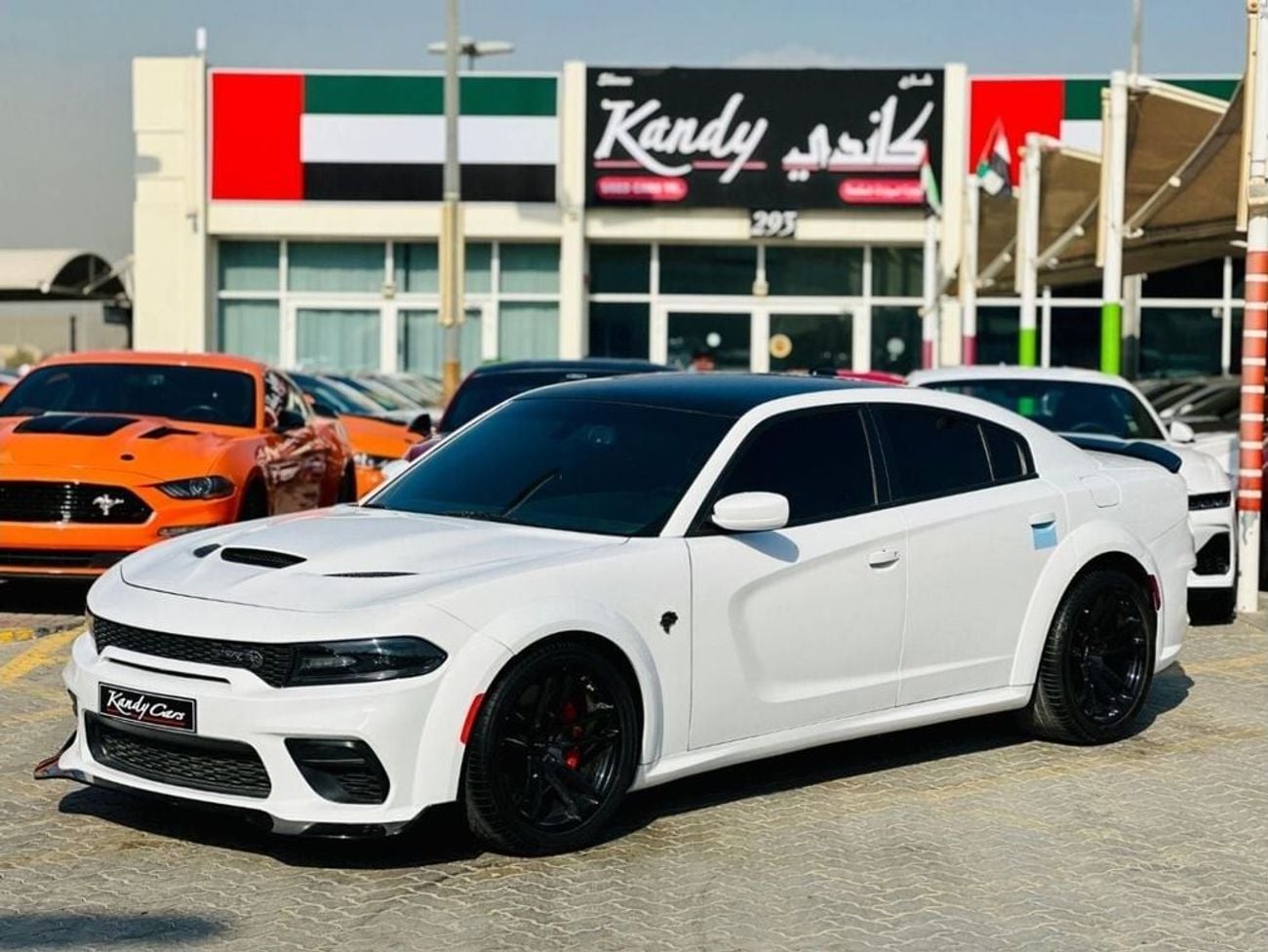 Dodge Charger SRT HELLCAT WIDEBODY SRT Hellcat 6.2L (707 HP) | Monthly AED 3130/- | 0% DP | Blindspot | Memory Sea