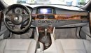 BMW 540i AMAZING BMW 540i ( 550i Emblem ) 2006 Model!! in Silver Color! GCC Specs