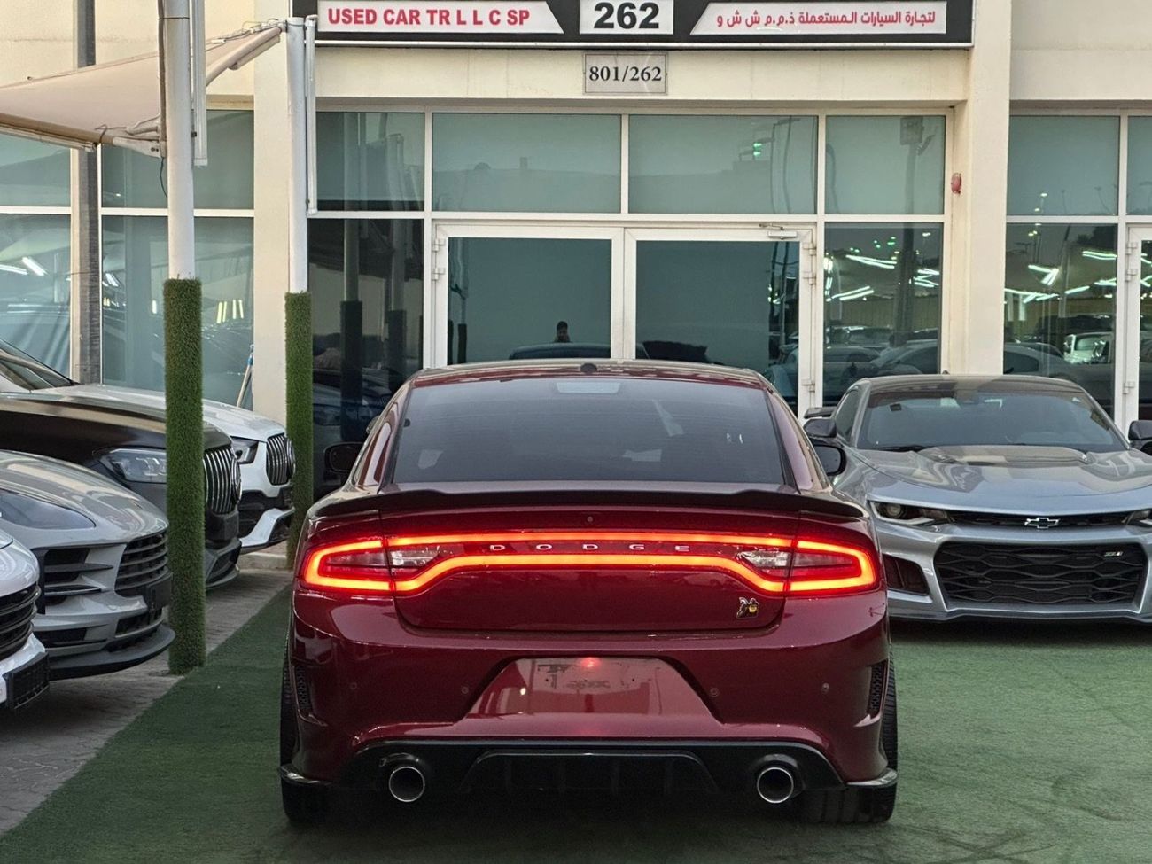 Dodge Charger R/T Scat Pack 6.4L DODGE CHARGER SCATPACK 392 GCC 2021 Service history (Al Futtaim) Original Paint L