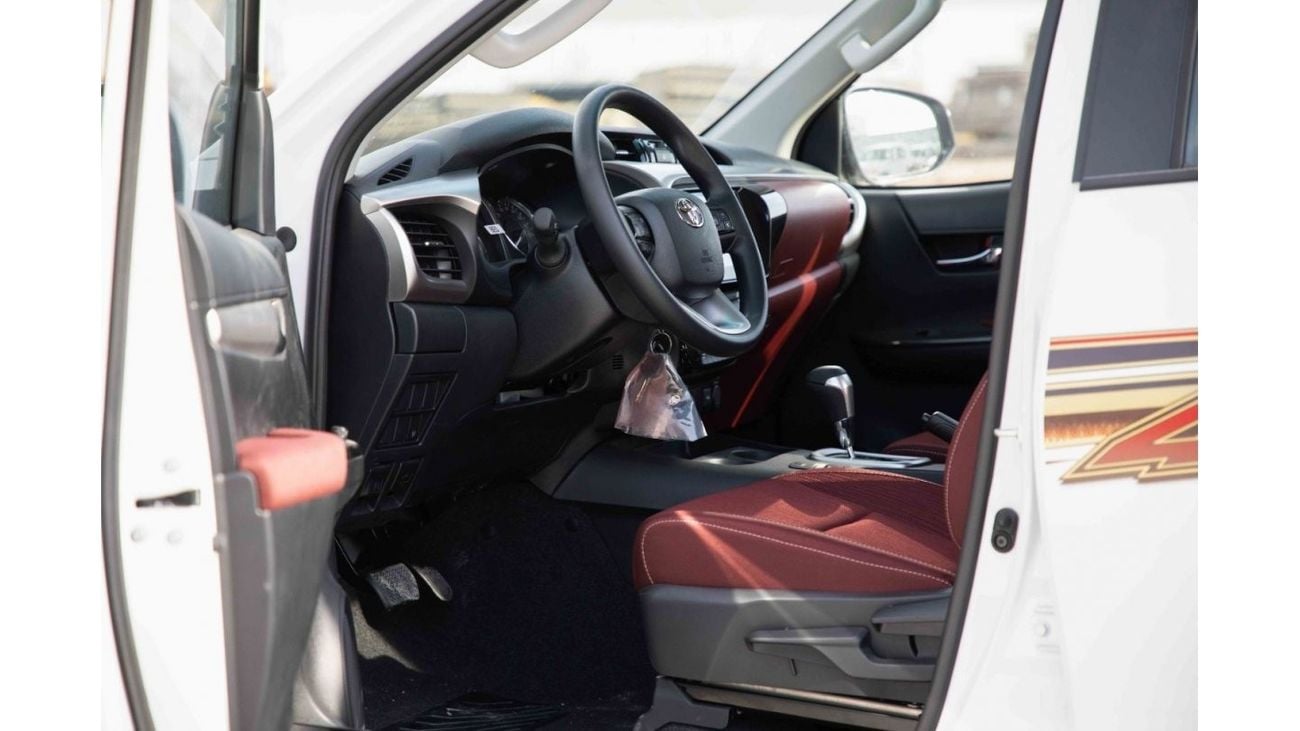 Toyota Hilux 2024 Toyota Hilux 2.7L GLXS-G DC WB 4X4 - Platinum White Pearl inside Maroon