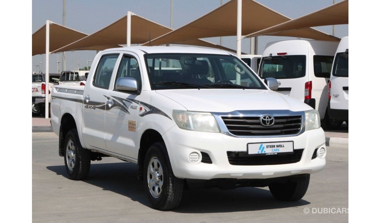 Toyota Hilux 2015 | HILUX 4X4 DIESEL - DOUBLE CABIN PICKUP WITH GCC SPECS AND EXCELLENT CONDITION