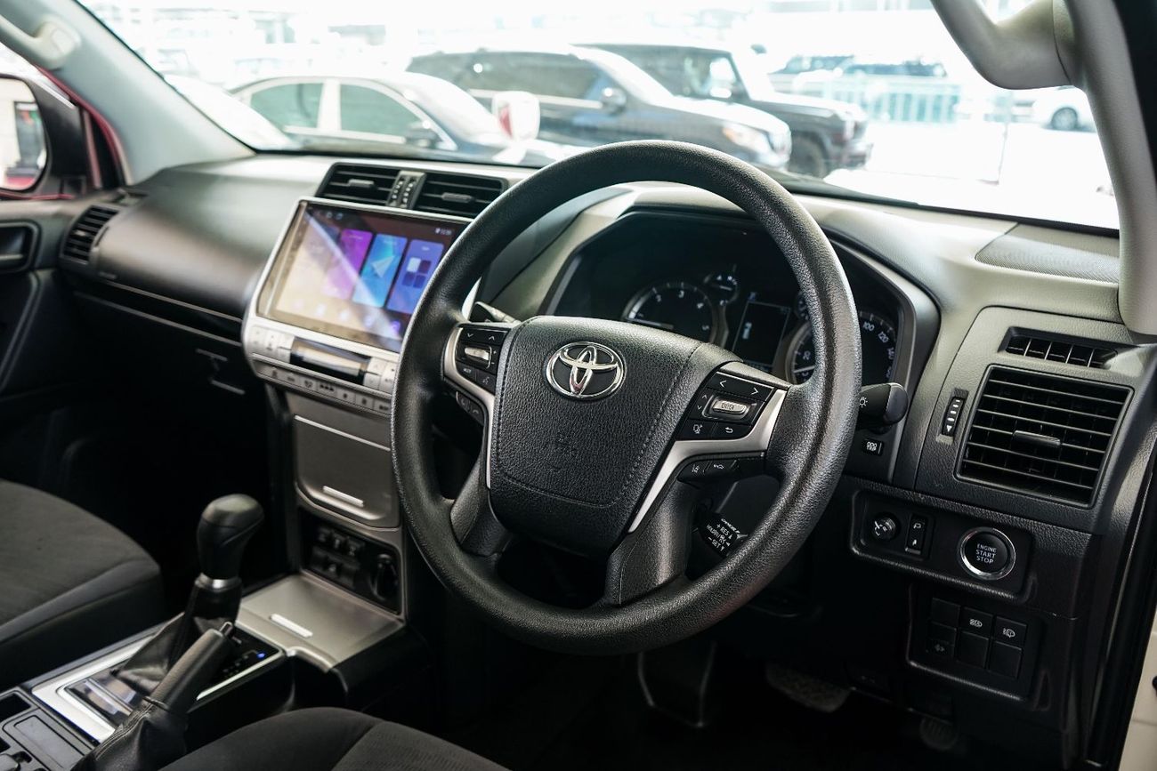 تويوتا برادو The 2021 Toyota Land Cruiser Prado is a rugged yet refined mid-size SUV known for its legendary reli