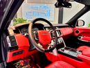 لاند روفر رينج روفر Supercharged 5.0L SUPERCHARGED VOGUE V8 || GCC II FULLY LOADED || CHASSIS ACCIDENT FREE || RED INTER
