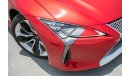 Lexus LC500 5.0L V8 with Alcantara Leather Seats, Adaptive Radar Cruise and Lane Change Assist