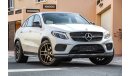 Mercedes-Benz GLE 43 AMG 2017 GCC under Agency Warranty with Zero Down-Payment.