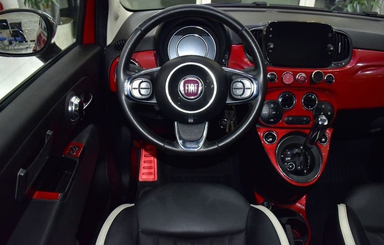 Fiat 500 EXCELLENT DEAL for our Fiat 500 ( 2019 Model ) in Red Color GCC Specs