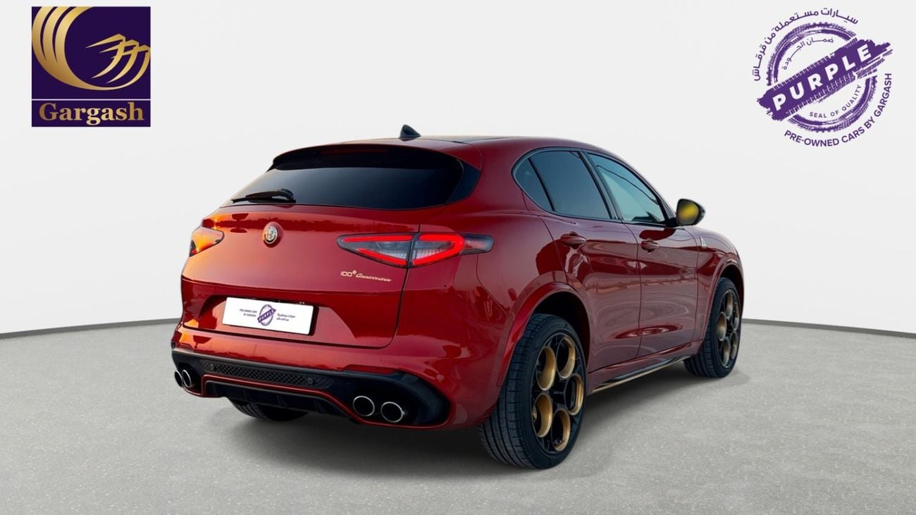 Alfa Romeo Stelvio QUADRIFOGLIO 100th Anniversary Edition | 2024 | 0% DP | AED 5,365 / Month | Gargash Warranty and Service