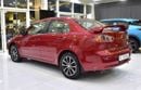 Mitsubishi Lancer EX EXCELLENT DEAL for our Mitsubishi Lancer EX ( 2016 Model ) in Red Color GCC Specs