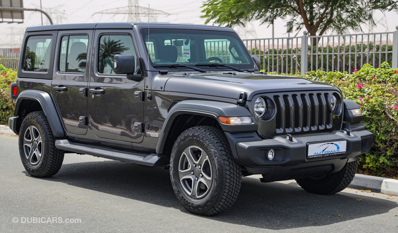 Jeep Wrangler UNLIMITED SPORT 2021 V6 3.6L GCC 0km W/ 3 Yrs or 60K km Warranty @ Official Dealer