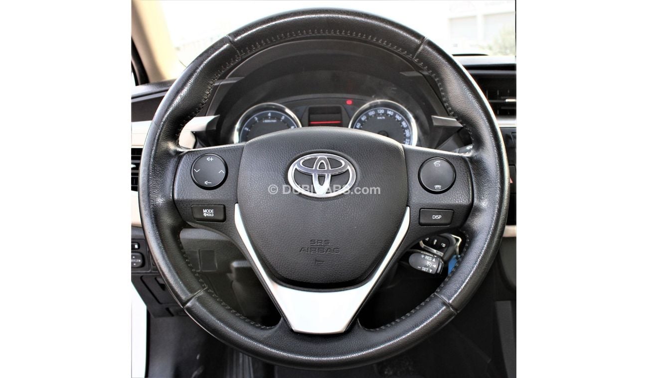 تويوتا كورولا تويوتا كورولا 2016 خليجي رقم 2 بحالة ممتازة بدون حوادث نظيفه جدا من الداخل والخارج