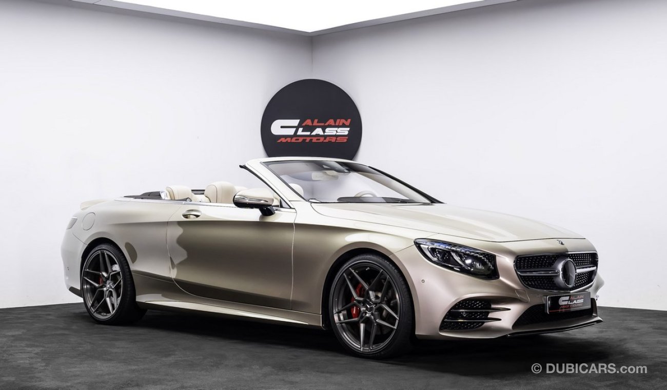 Mercedes-Benz S 560 Cabriolet 2019 - GCC Under Warranty and Service Contract