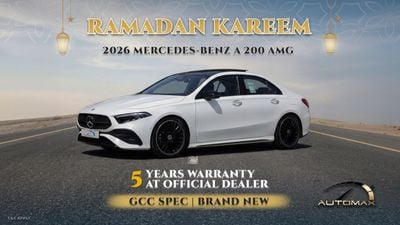 مرسيدس بنز A 200 1.4L FWD 2026 GCC With 5 Years Or 105,000 Km Warranty @Official Dealer