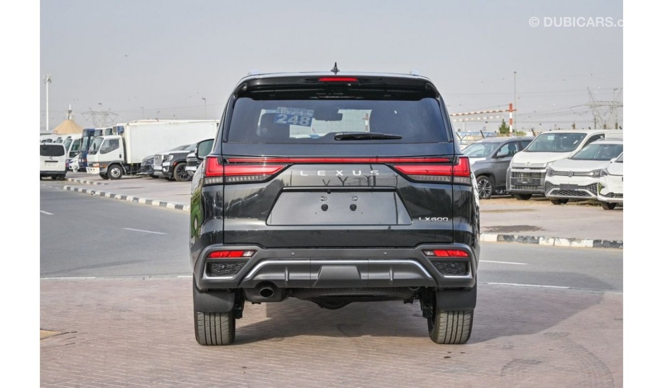 لكزس LX 600 2023 Lexus LX 600 F Sport | Brand New - 0km | Black with Black Interior | RHD | Mark Levinson | Top