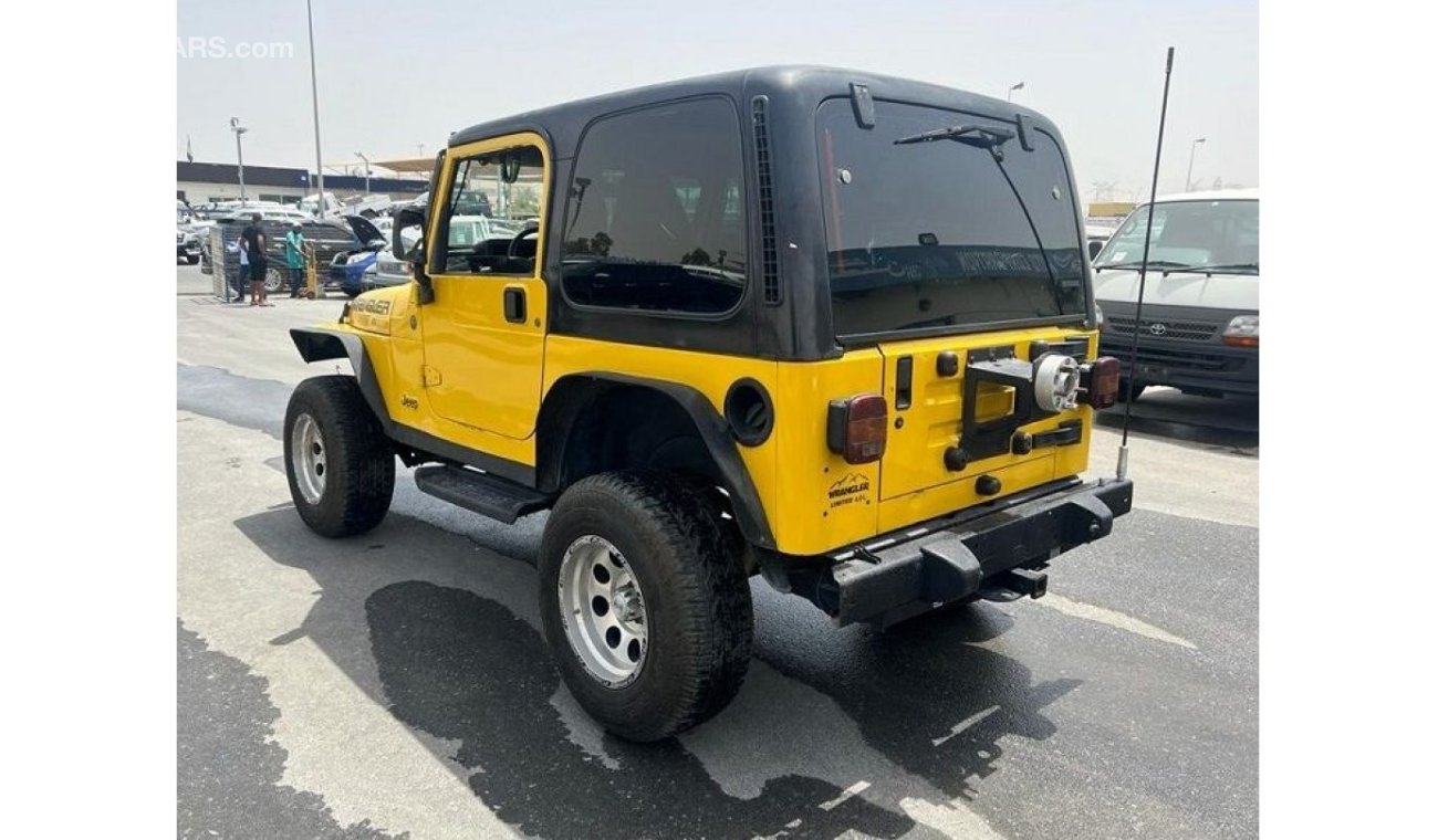 جيب رانجلر JEEP WRANGLER 2002 YELLOW