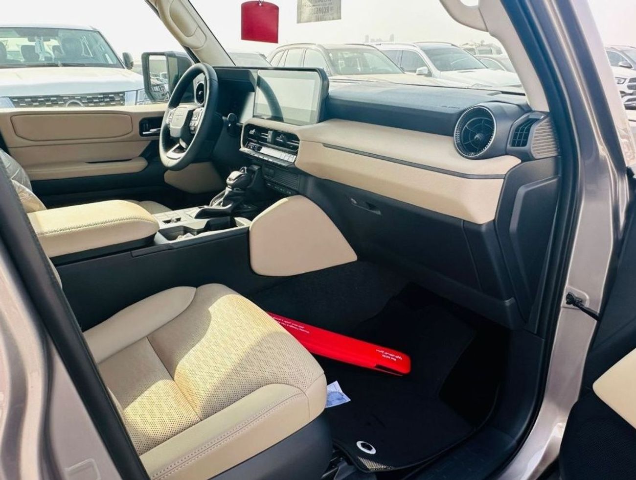 تويوتا برادو 2.4L GXL , LEATHER SEAT, PUSH START, ELECTRIC BACK DOOR, ALLOY WHEELS, MODEL 2024