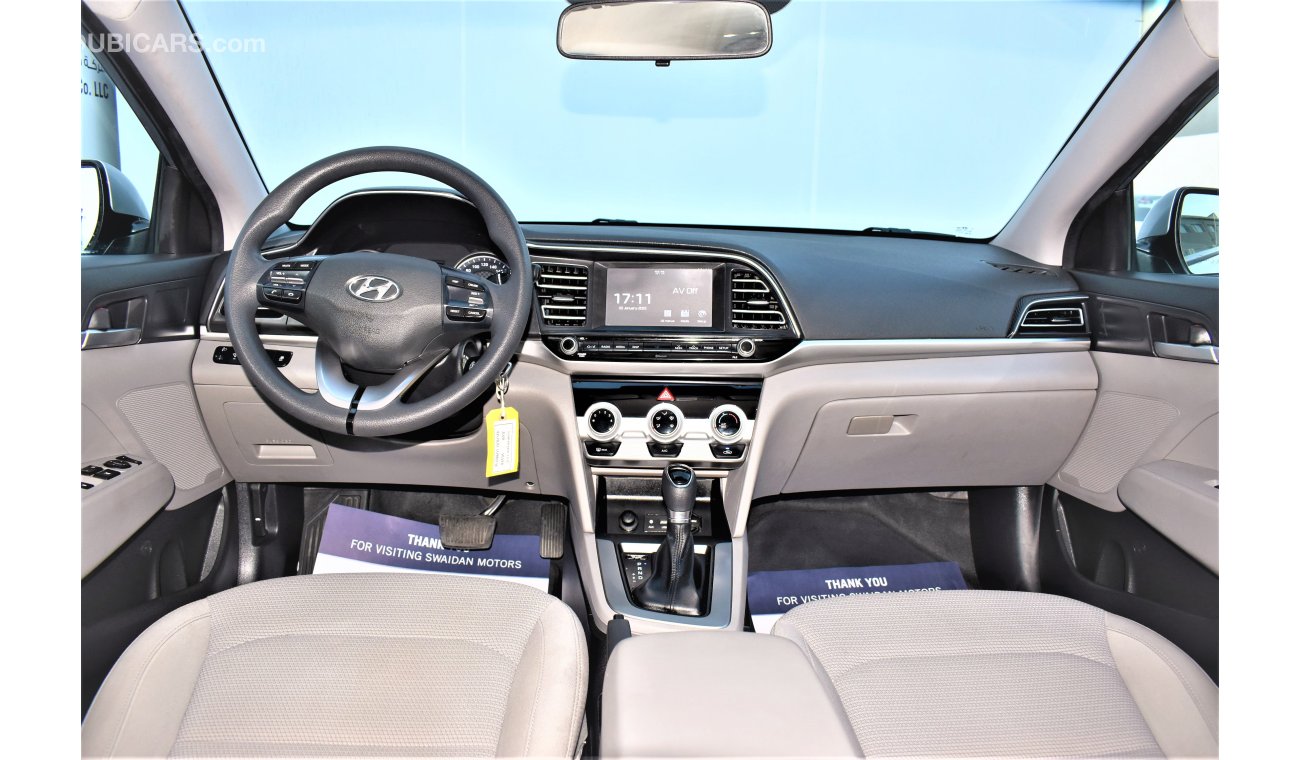 Hyundai Elantra AED 1299 PM | 1.6L GL GCC DEALER WARRANTY