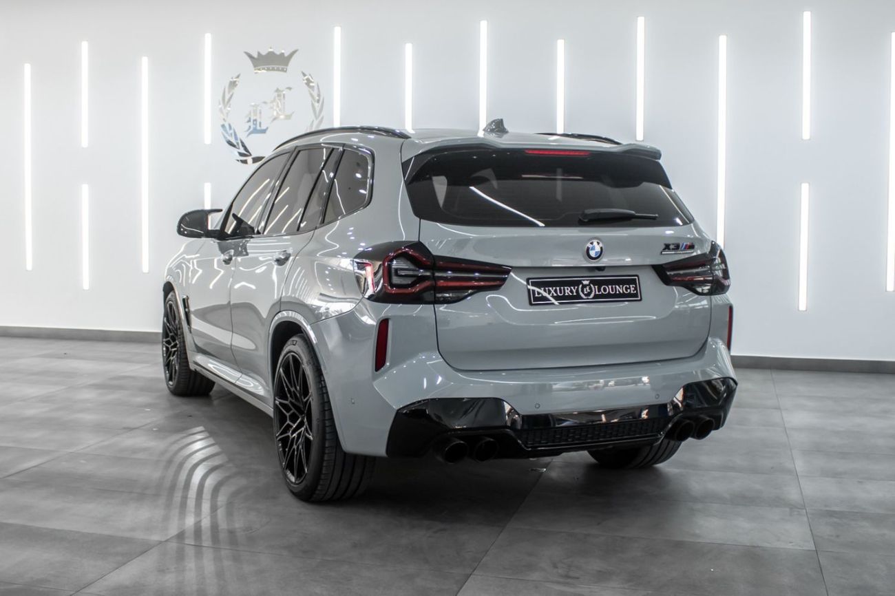BMW X3M Competition 4.4L BMW X3M COMPETITION 2022 | GCC SPEC | NARDO GREY | RED INTERIOR | WARRANTY  SERVICE