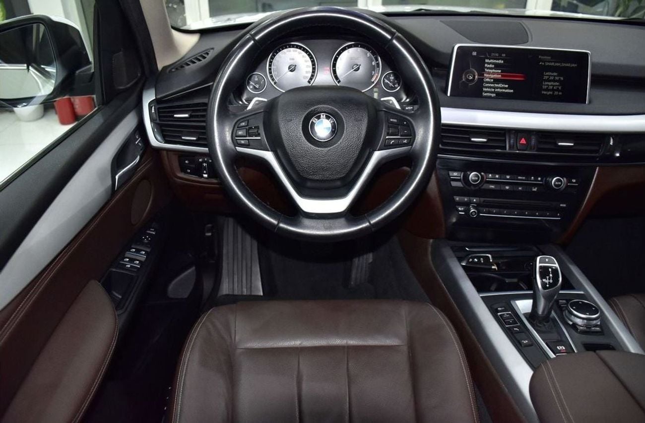 BMW X5 35i EXCLUSIVE EXCELLENT DEAL for our BMW X5 xDrive35i ( 2014 Model ) in White Color GCC Specs