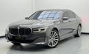 BMW 730Li Std 2.0L 2022 BMW 730li M-sport, 2027 BMW Warranty, 2027 BMW Service Contract, GCC