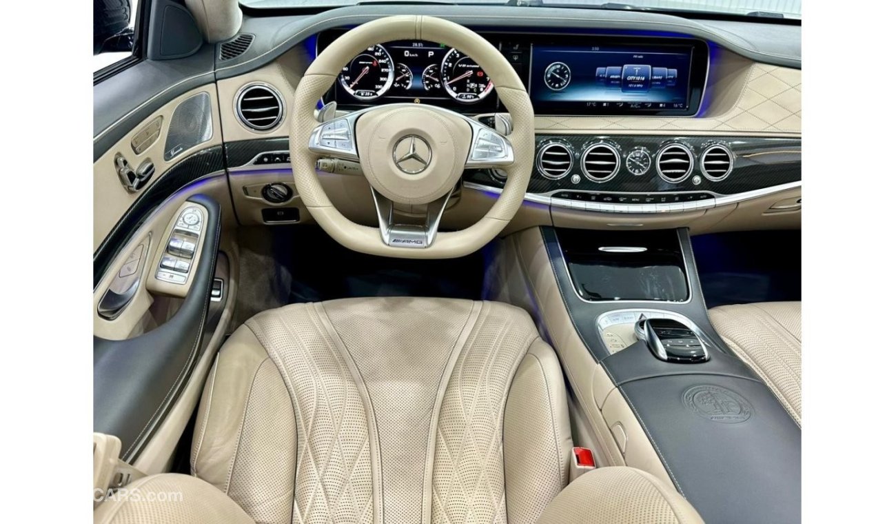 مرسيدس بنز S 63 AMG 2015 Mercedes-Benz Brabus S63 AMG, Service History, 650HP, Low kms, GCC Specs