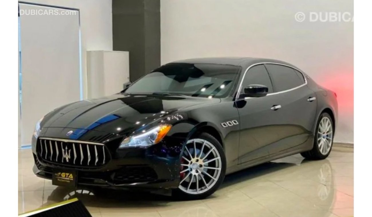 مازيراتي كواتروبورتي 2017 Maserati Quattroporte S, Maserati Warranty-Service Contract-Full Service History, GCC