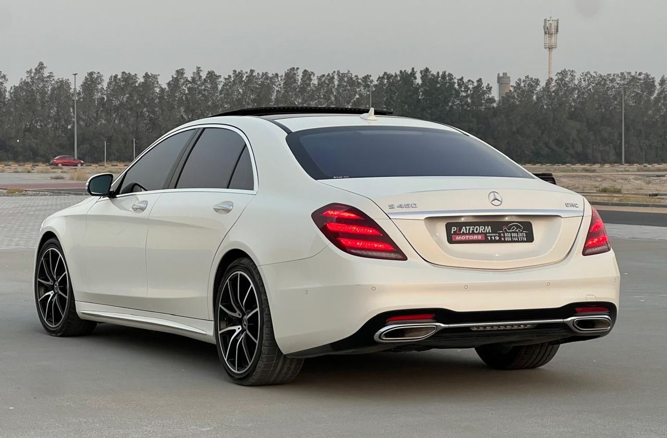 مرسيدس بنز S 450 مرسيدس بينز اس 450 موديل 2018 مواصفات خليجية صبغ وكالة بدون حوادث