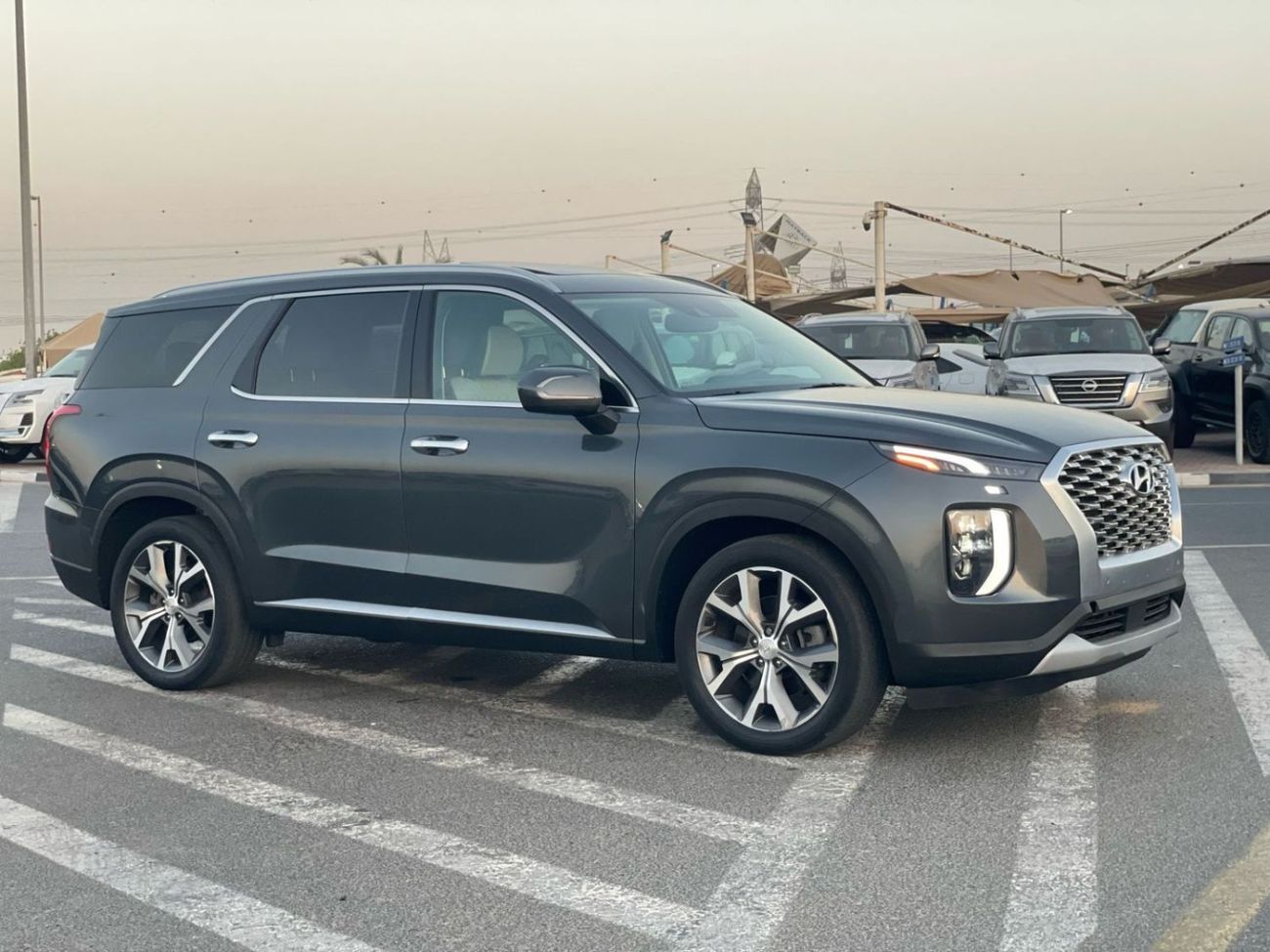 Hyundai Palisade 2021 Hyundai Palisade SEL Premium+ GDi 3.8L V6 Full Option - Sunroof & Trunk Auto - 7 Seater With Ra