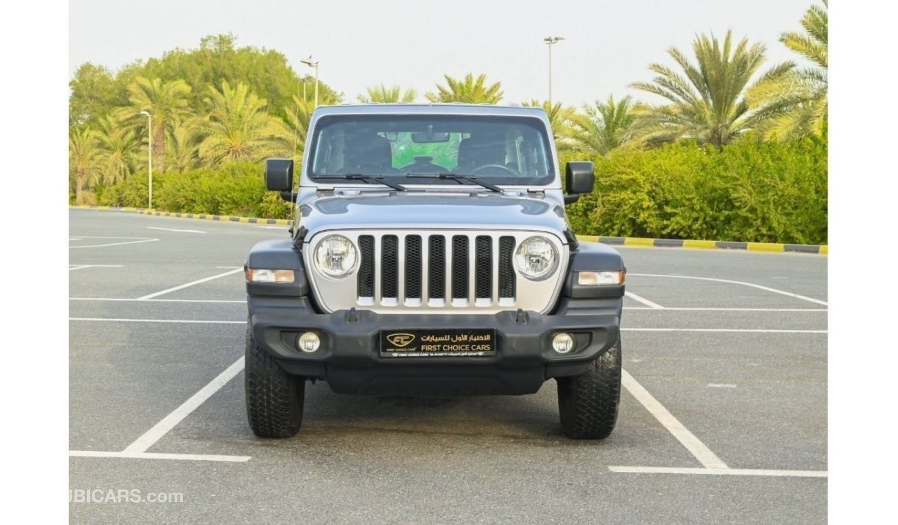 Jeep Wrangler AED 1,997/month 2019 | JEEP WRANGLER UNLIMITED | SPORT GCC | FULL JEEP SERVICE HISTORY | J33939