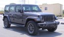 Jeep Wrangler Unlimited Sahara JEEP WRANGLER UNLIMTED SAHARA SPECIAL EDITION 2021 GCC VERY LOW MILEAGE WITH AGENCY