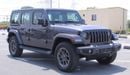 Jeep Wrangler Unlimited Sahara JEEP WRANGLER UNLIMTED SAHARA SPECIAL EDITION 2021 GCC VERY LOW MILEAGE WITH AGENCY