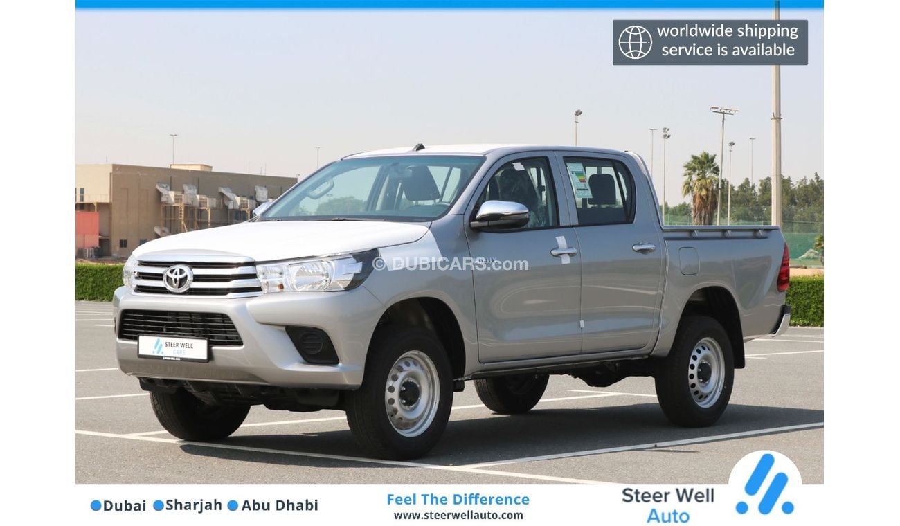 تويوتا هيلوكس 2022 | DLX 2.4L BASIC D/C 4X4  A/T WITH POWER WINDOWS FABRIC SEATS AND GCC SPECS - EXPORT ONLY