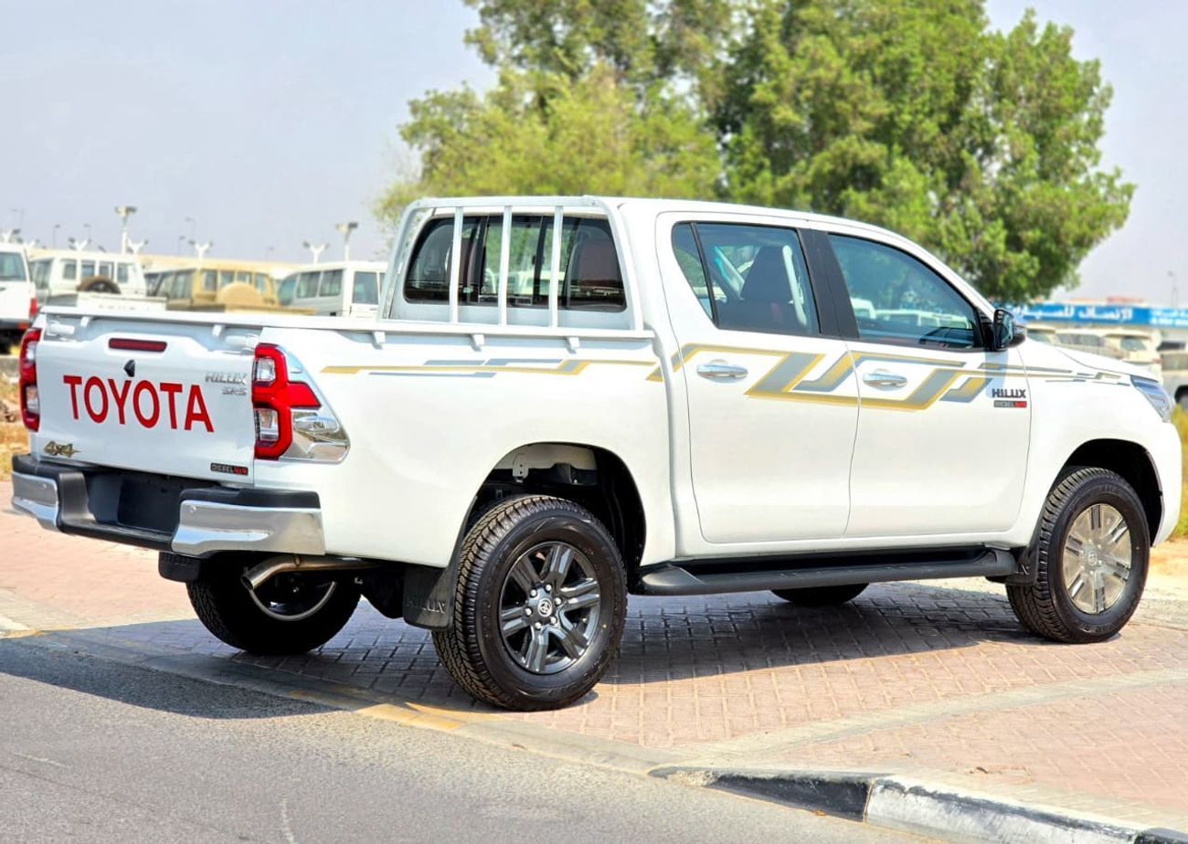 Toyota Hilux TOYOTA HILUX DIESEL 2.4 DOUBLE CABIN - AT - FULL OPTIONS - PUSH START - 2025 MODEL - WHITE INSIDE RE