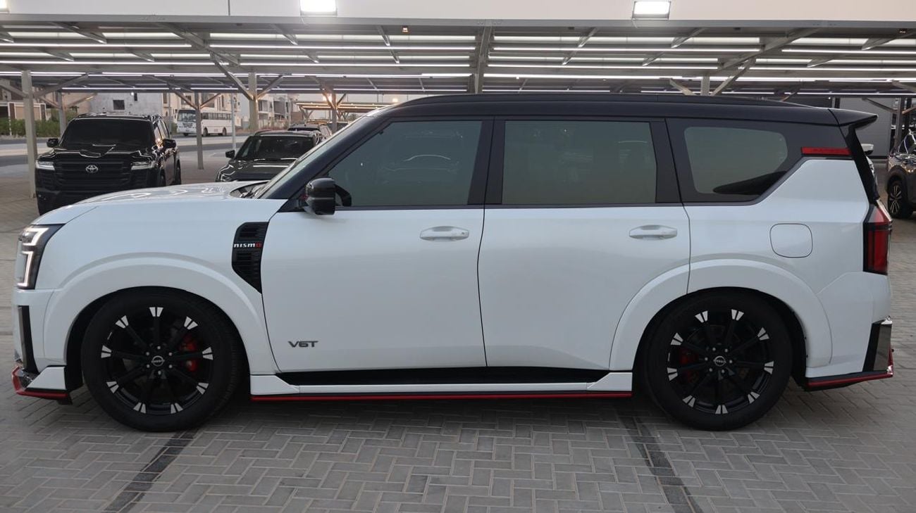 Nissan Patrol NISMO Warranty from Al Masood for 5 years with open mileage . original Paint . Super Clean Premium Edition