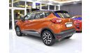 رينو كابتور EXCELLENT DEAL for our Renault Captur ( 2016 Model ) in Orange Color GCC Specs