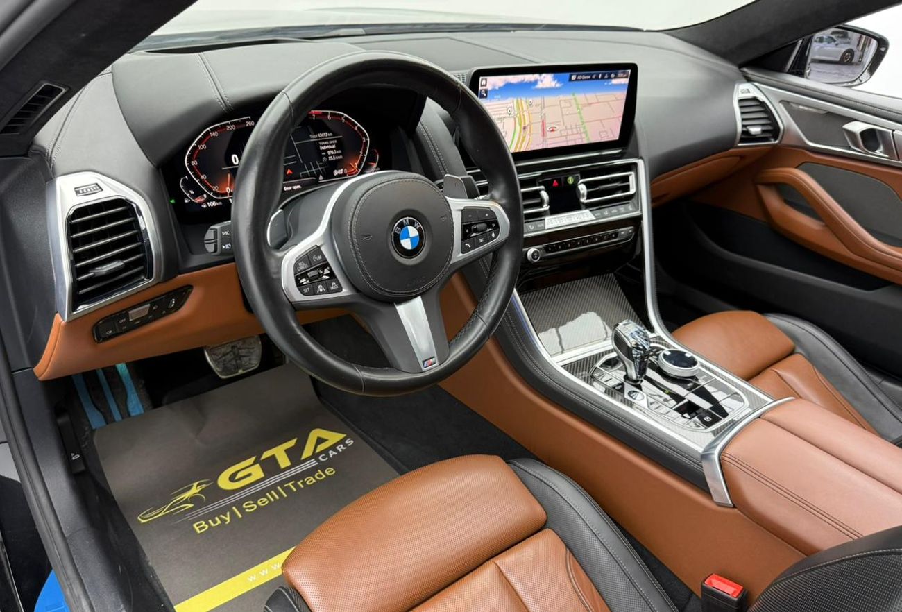 BMW 840i 2023 BMW 840i Gran Coupe M-Sport, 2030 BMW Warranty + Service Pack, Very Low Km, Fully Loaded, GCC