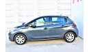 Peugeot 208 1.6L ACTIVE 2016 GCC SPECS DEALER WARRANTY