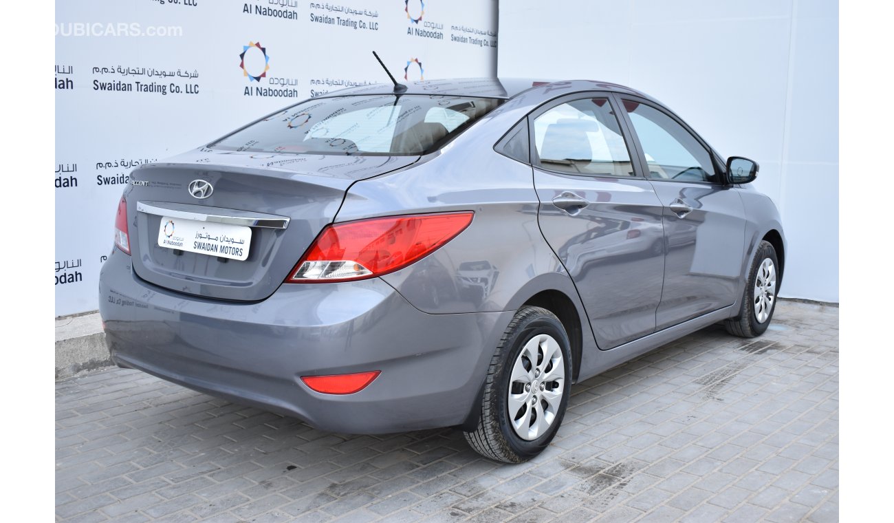 Hyundai Accent 1.4L GL 2016 GCC SPECS WITH DEALER WARRANTY