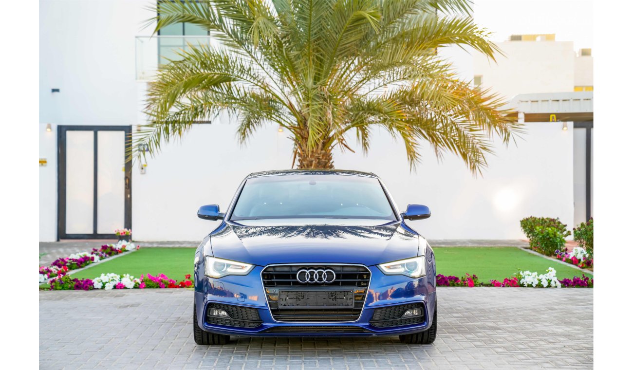 Audi A5 S-Line - Stunning Blue - AED 1,351 Per Month! - 0% DP