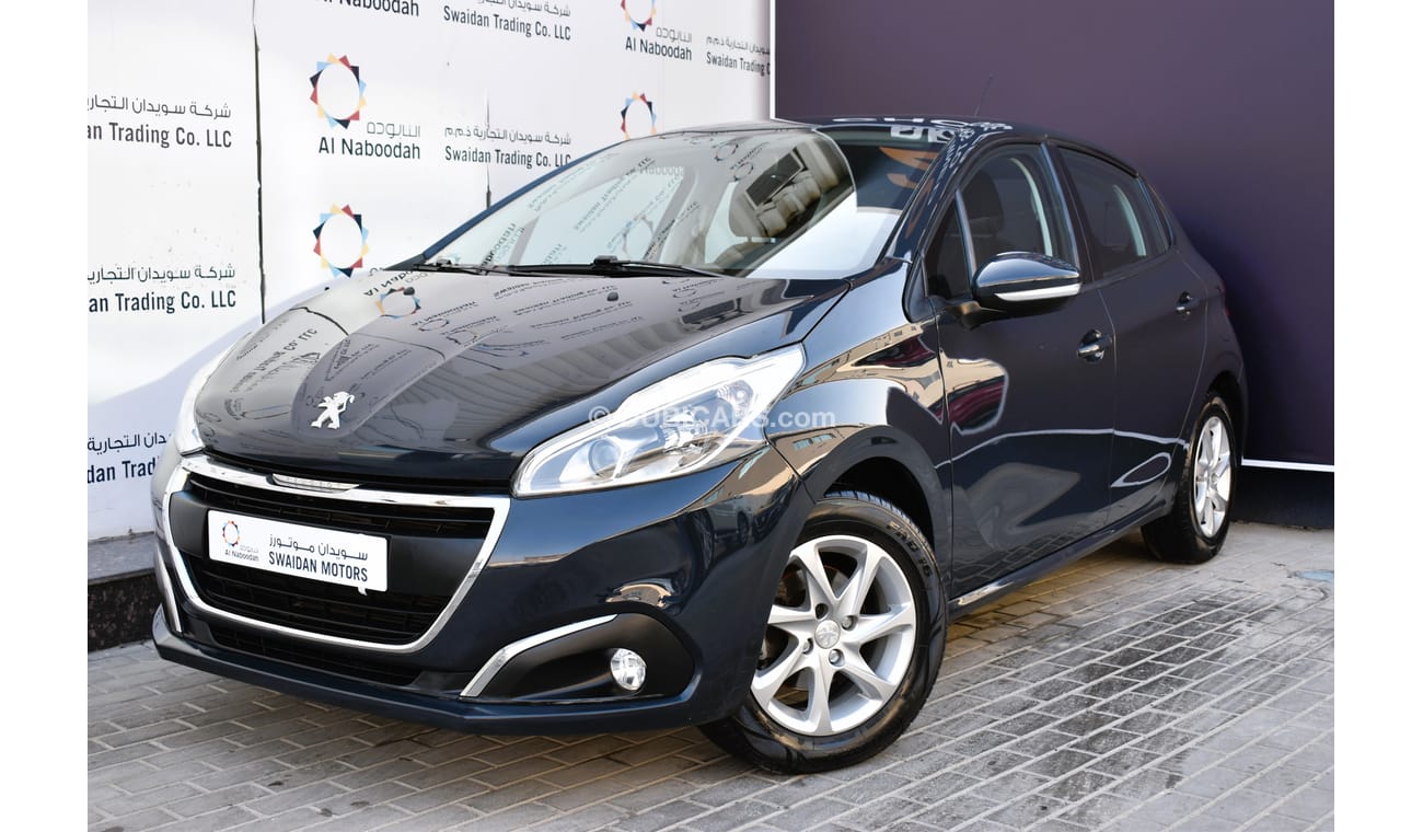 Peugeot 208 AED 459 PM | 1.6L ACTIVE GCC AGENCY WARRANTY UP TO 2024 OR 100K KM